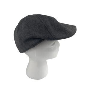 Lids Grey Wool Gatsby Cap Sz L/XL Messenger Newsboy Duckbill Satin Lined Casual